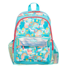 Smiggle - Mochila Go Junior Azul Unicornio