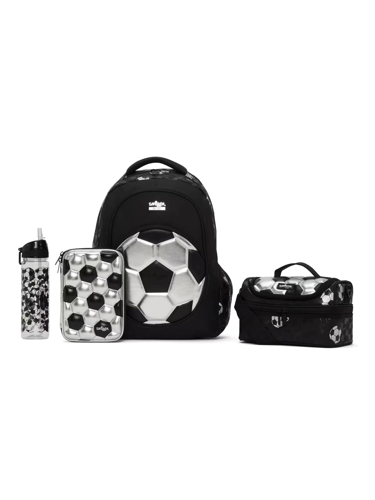 Smiggle - Juego de 4 mochilas escolares Goal