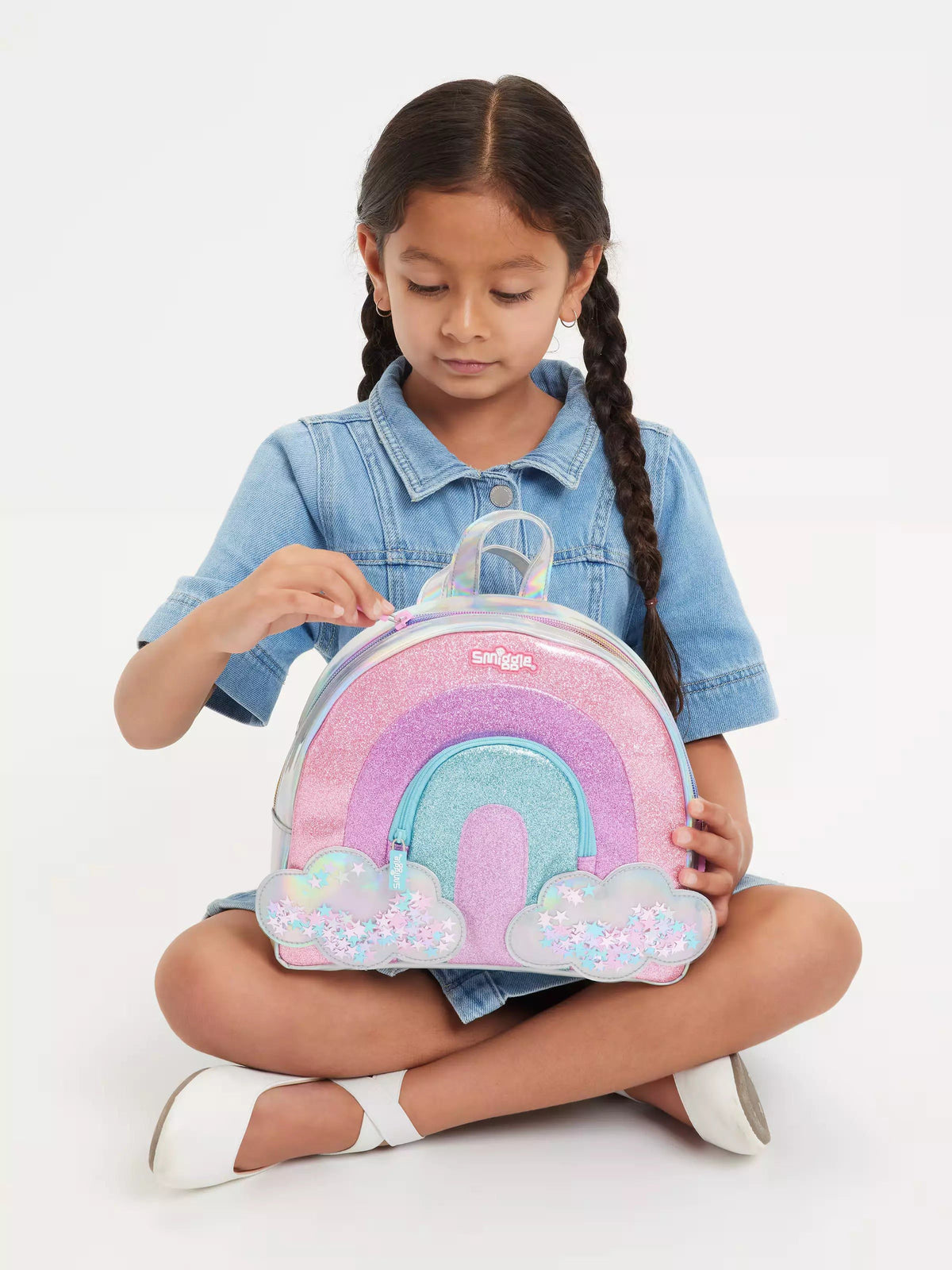 Smiggle - Mochila arcoíris de fin de semana