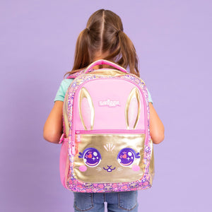 Smiggle - Mochila clásica Gold Budz con personaje