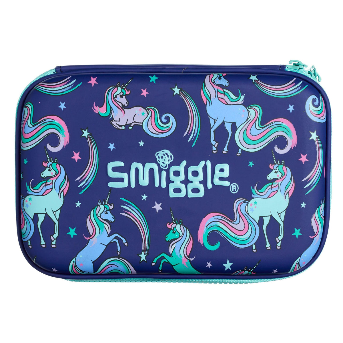 Smiggle - Set de papelería de tapa dura Unicornio Buenas Vibras