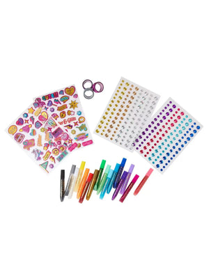 Smiggle - Kit de papelería con coloreado, pegatinas y purpurina deslumbrantes