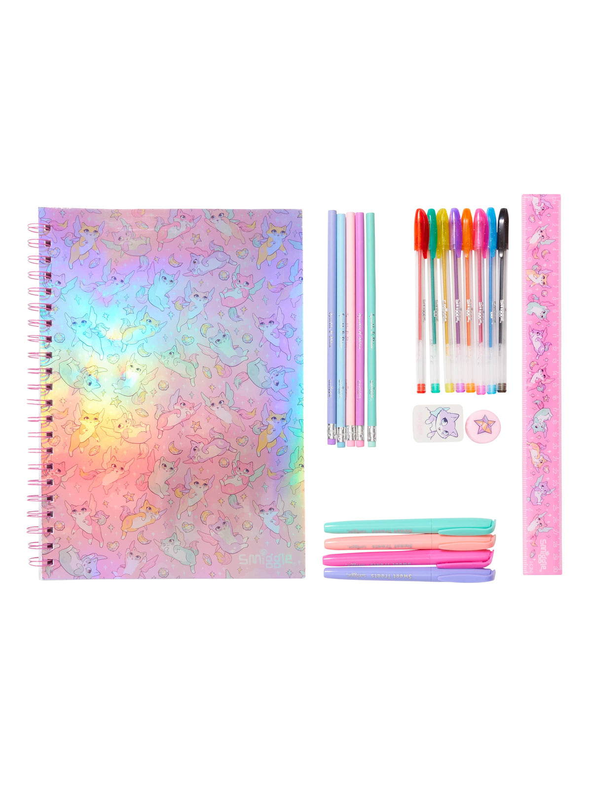 Smiggle - Set de Papelería Gigante Happy Tales de 22 Piezas