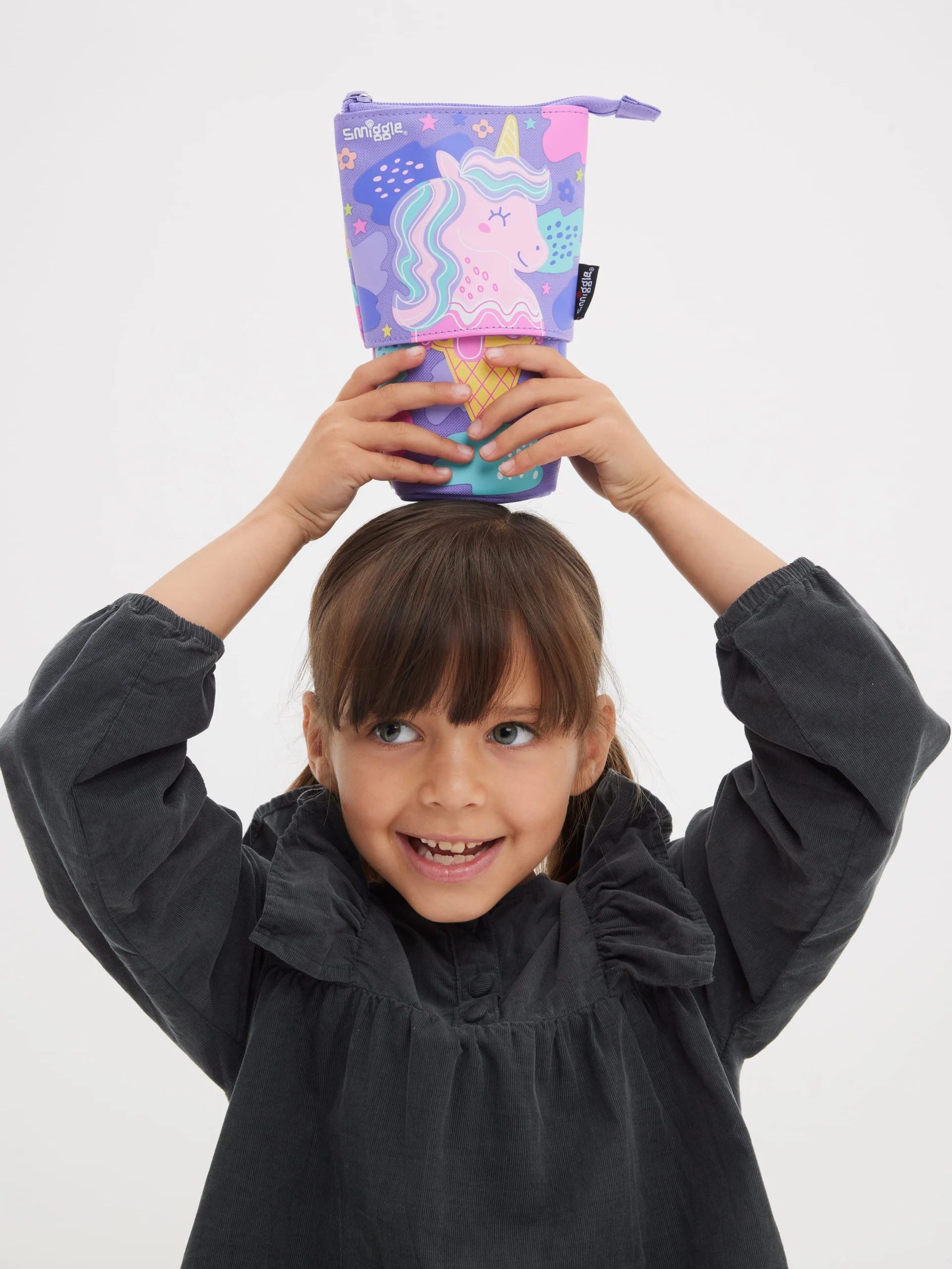 Smiggle - Estuche de dos compartimentos Happy Tales