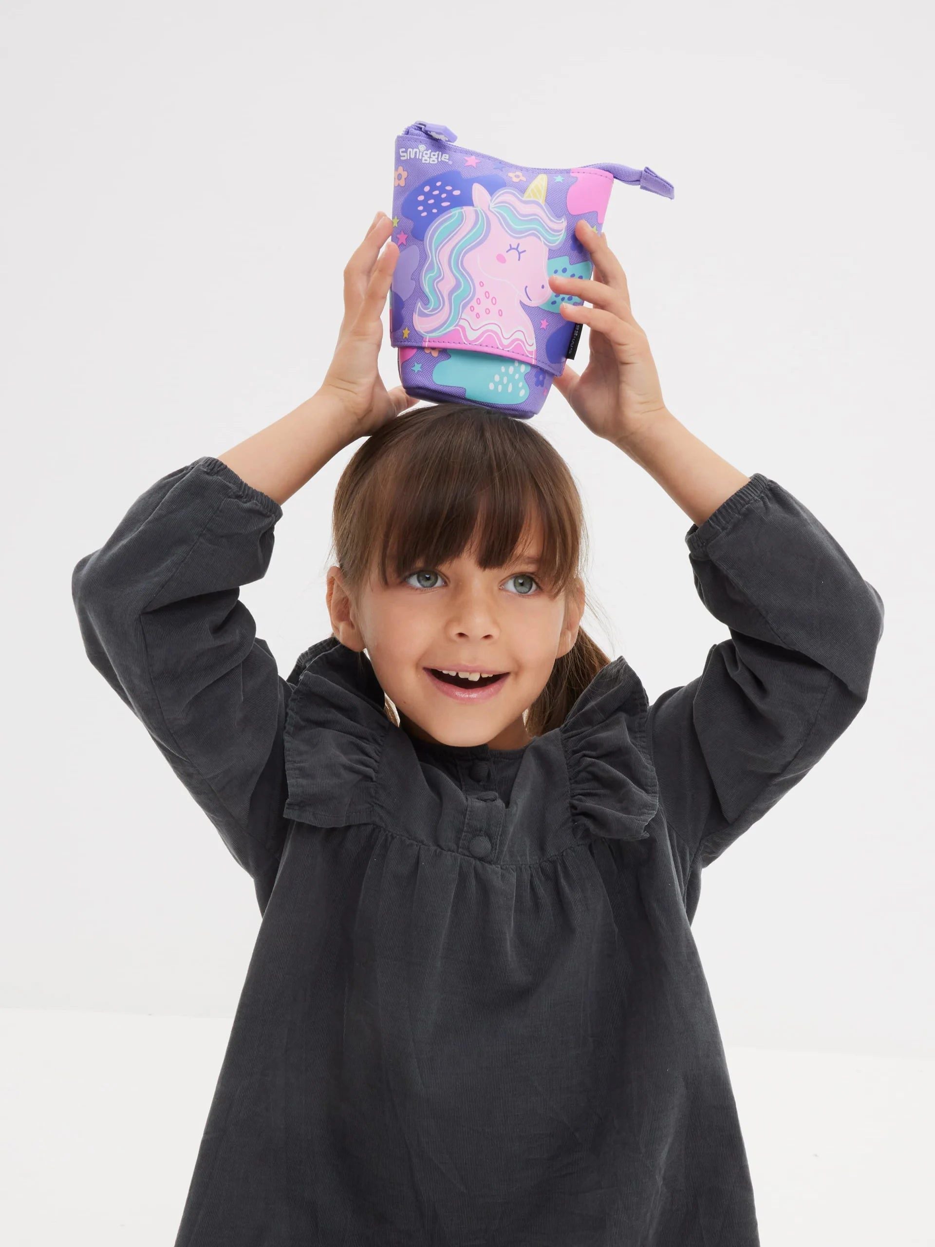 Smiggle - Estuche de dos compartimentos Happy Tales