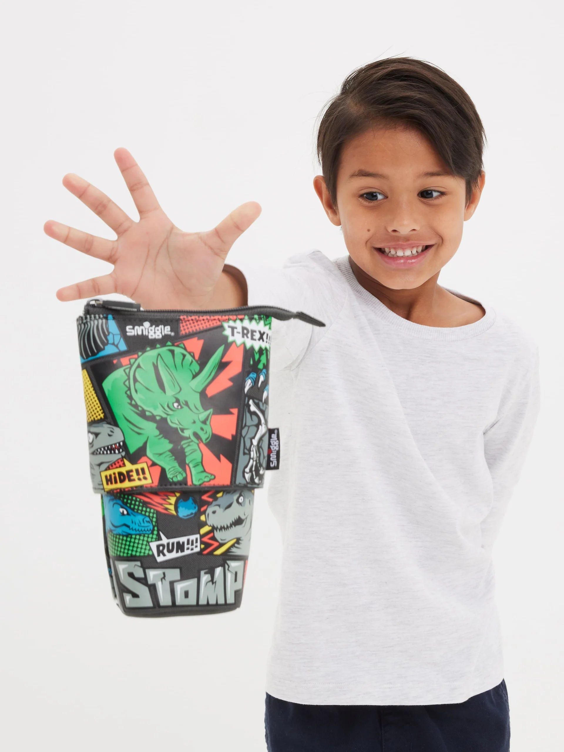 Smiggle - Estuche de dos compartimentos Happy Tales