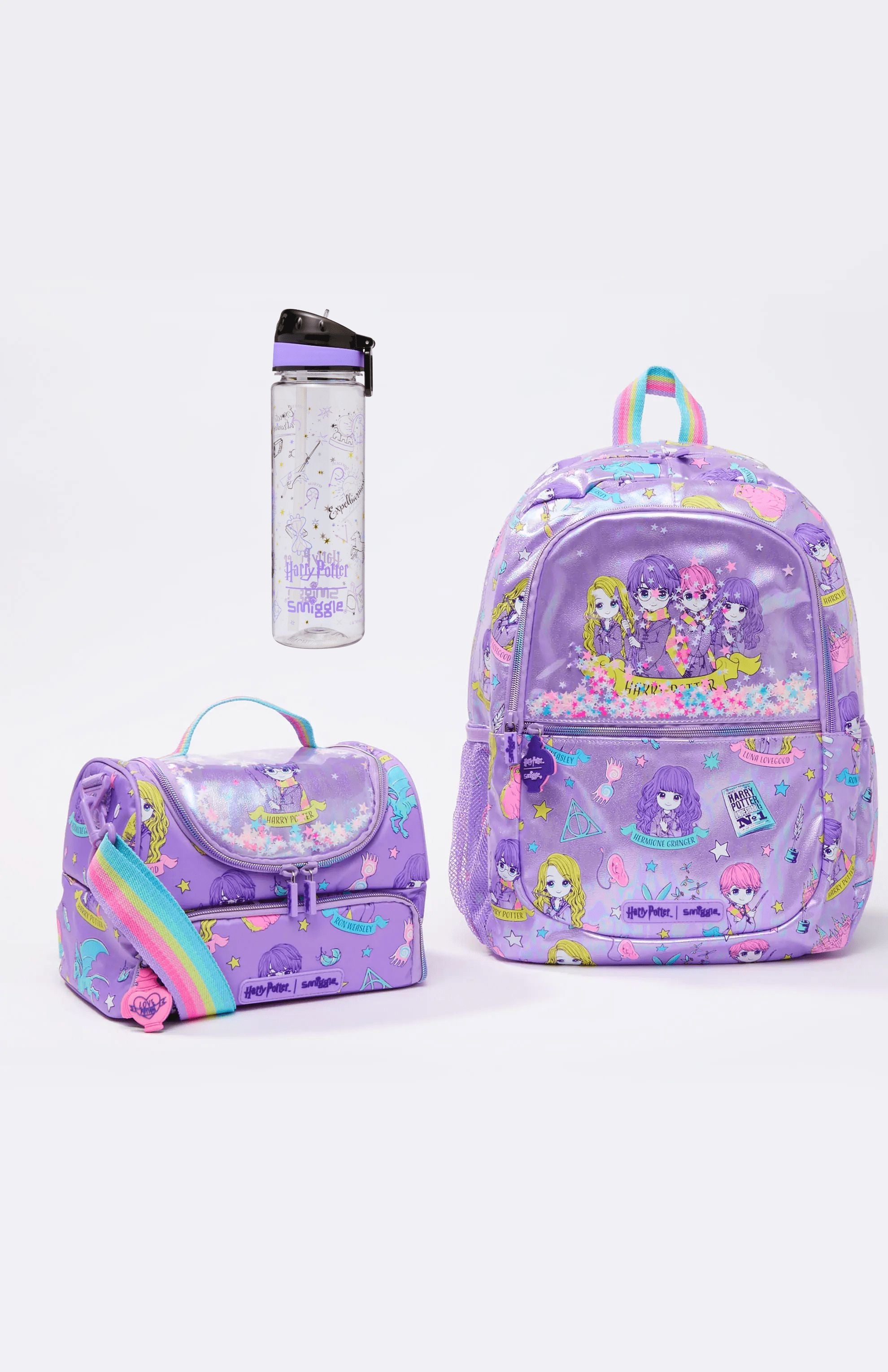 Smiggle - Juego de mochila escolar Harry Potter de 3 piezas