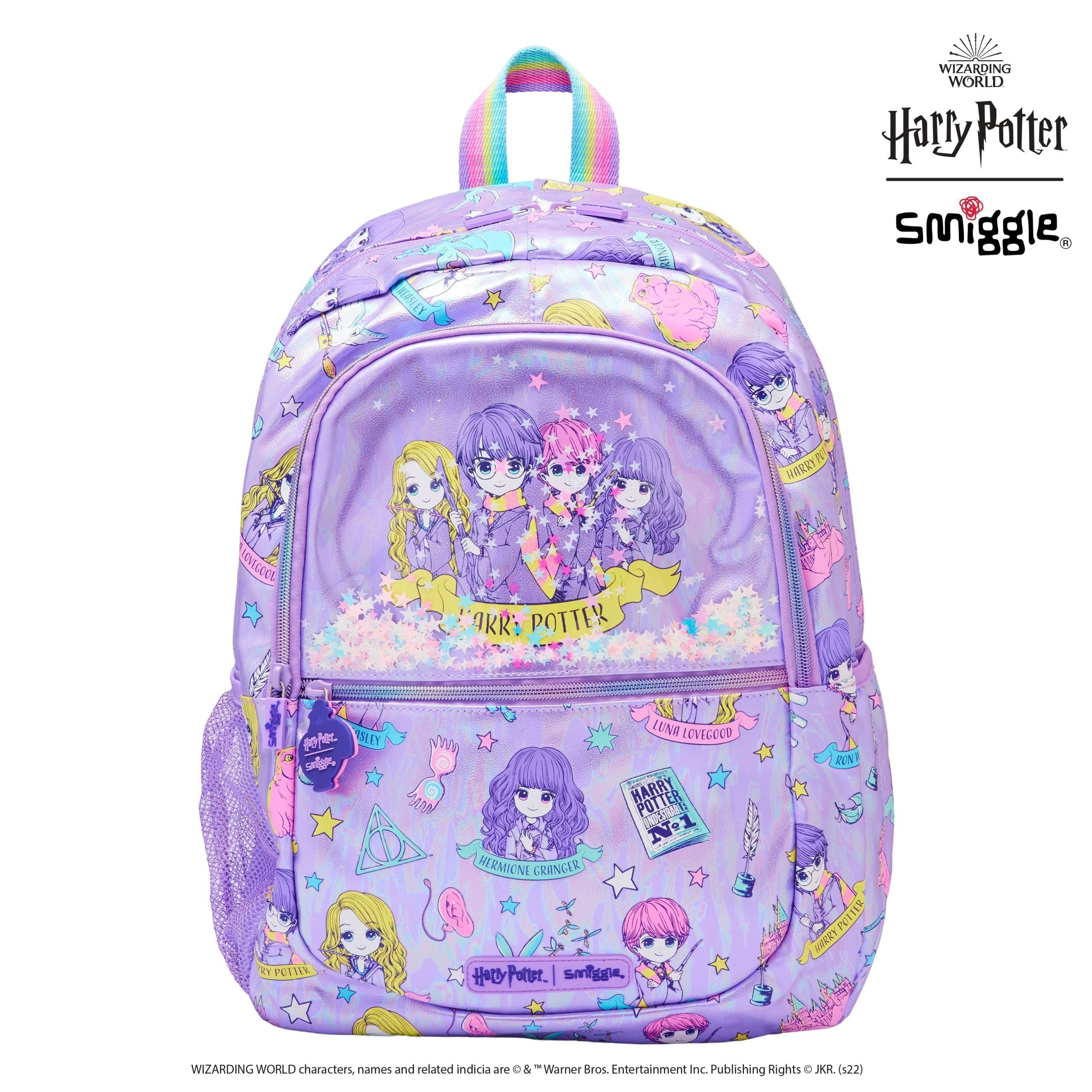Smiggle - Juego de mochila escolar Harry Potter de 3 piezas