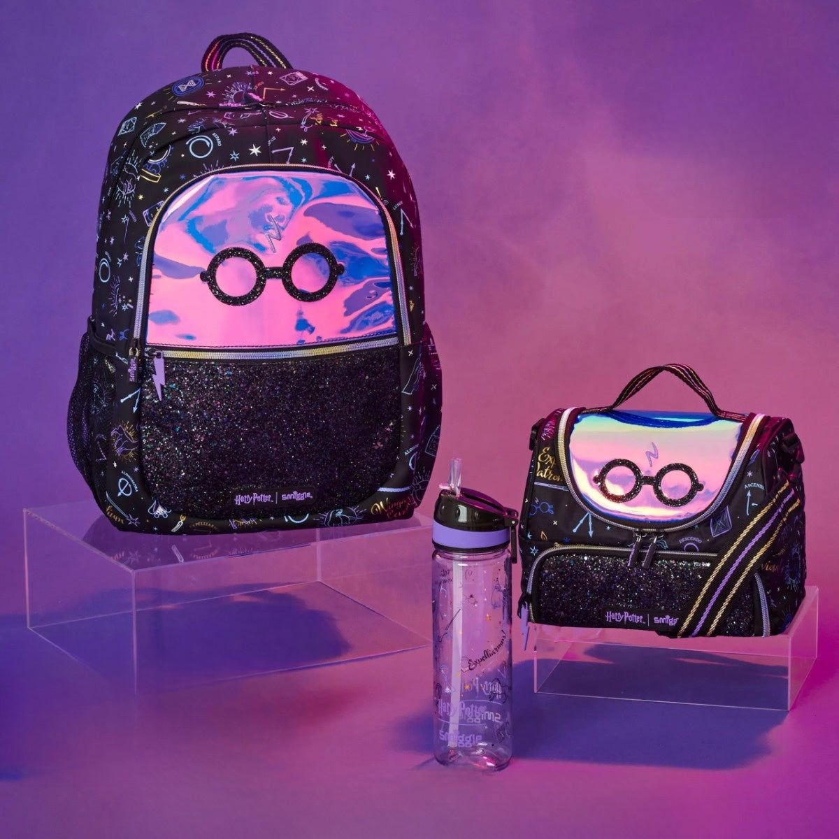 Smiggle - Juego de mochila escolar Harry Potter de 3 piezas