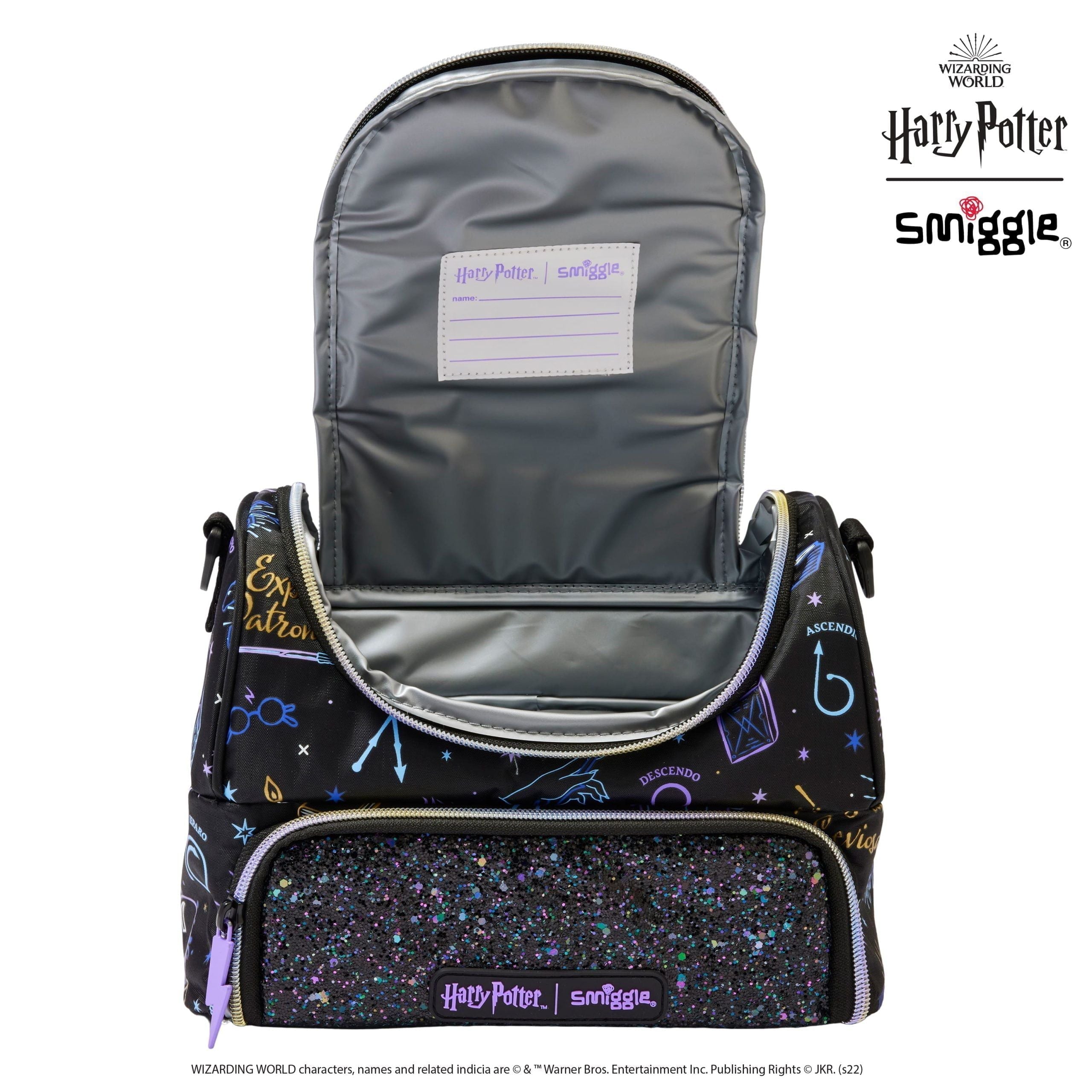 Smiggle - Fiambrera de doble capa con correa Harry Potter