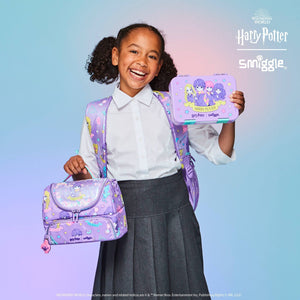Smiggle - Fiambrera de doble capa con correa Harry Potter
