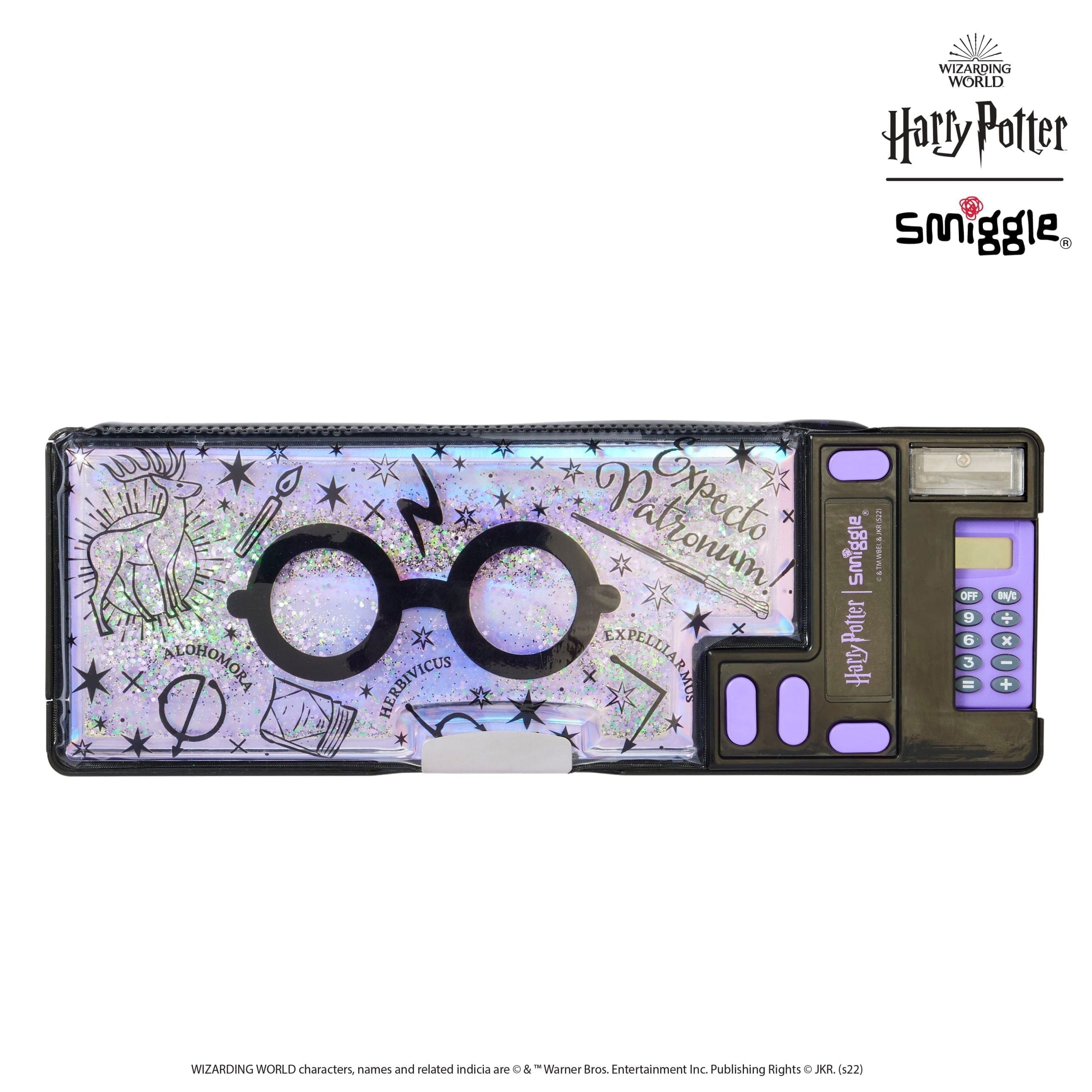 Estuche automático con calculadora Smiggle - Harry Potter