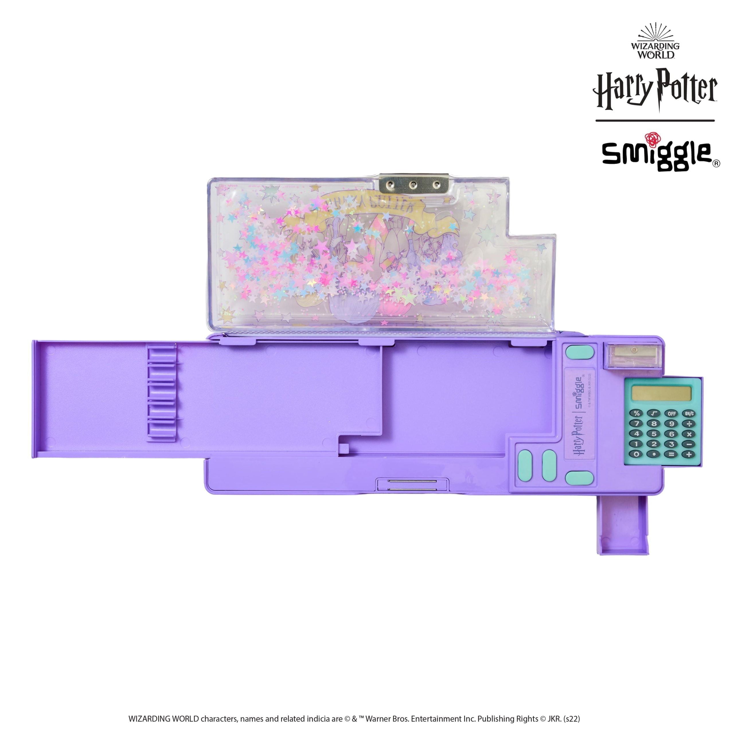 Estuche automático con calculadora Smiggle - Harry Potter