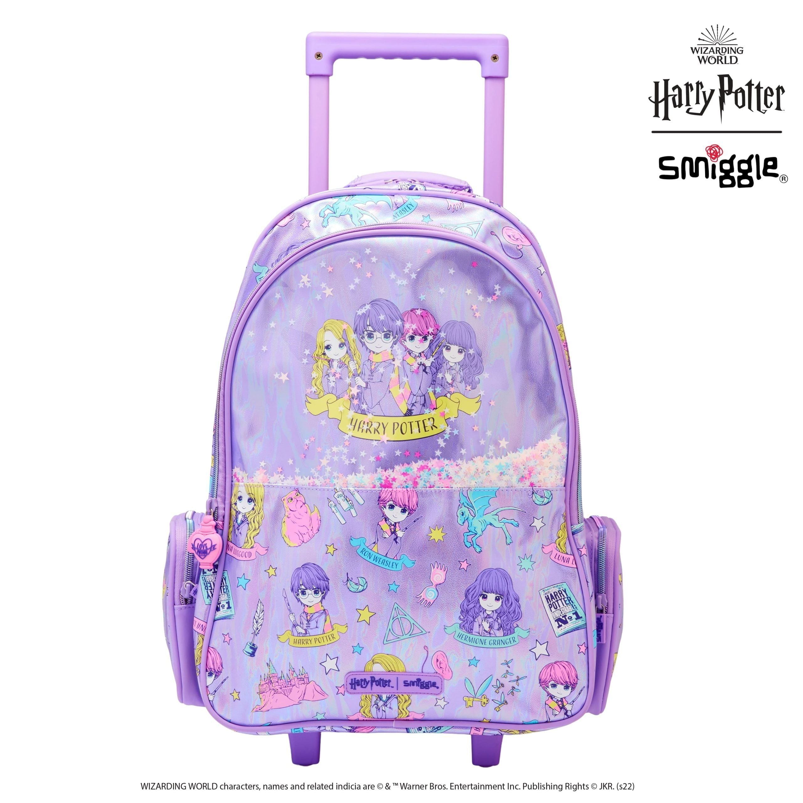 Mochila trolley con ruedas iluminada Harry Potter de Smiggle