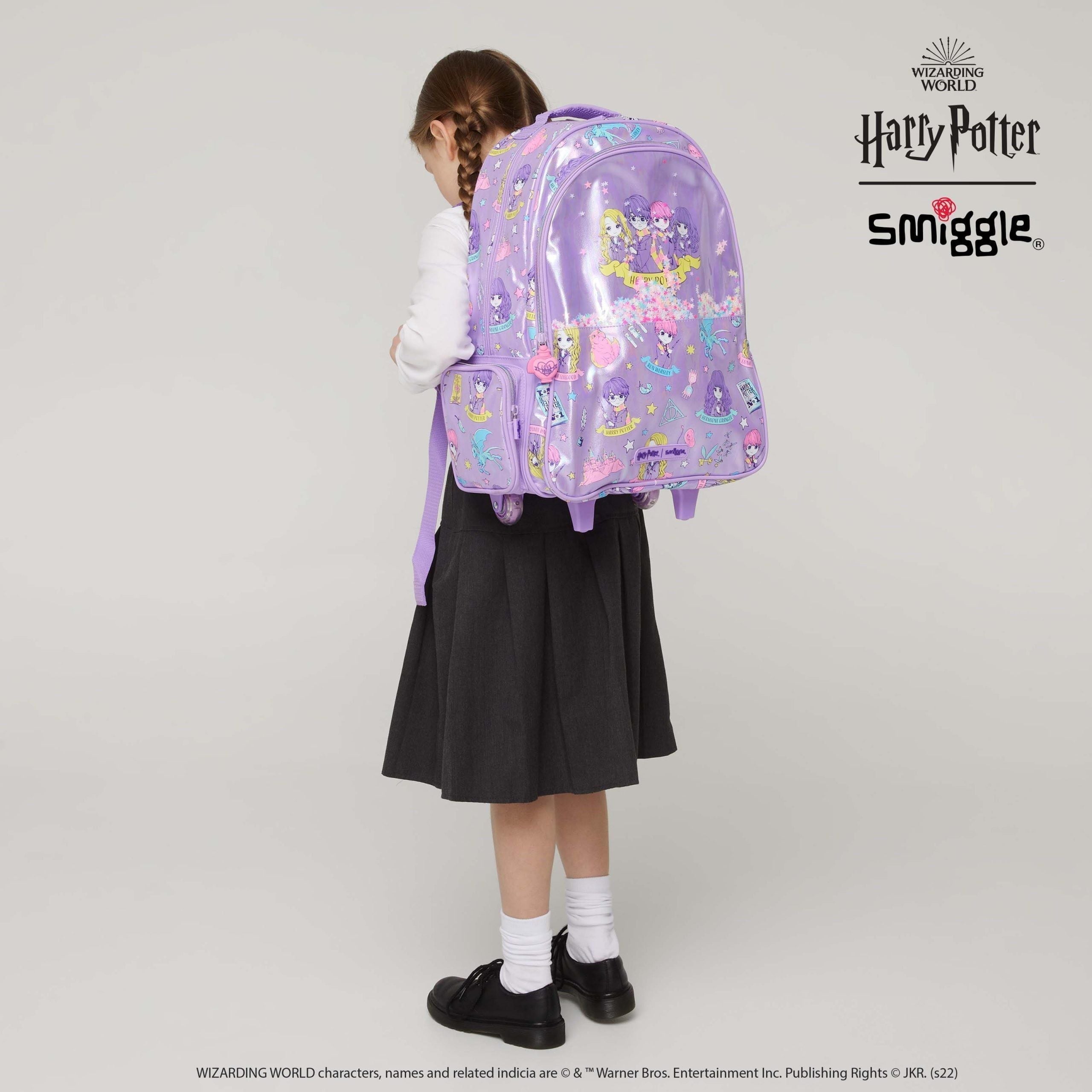 Mochila trolley con ruedas iluminada Harry Potter de Smiggle