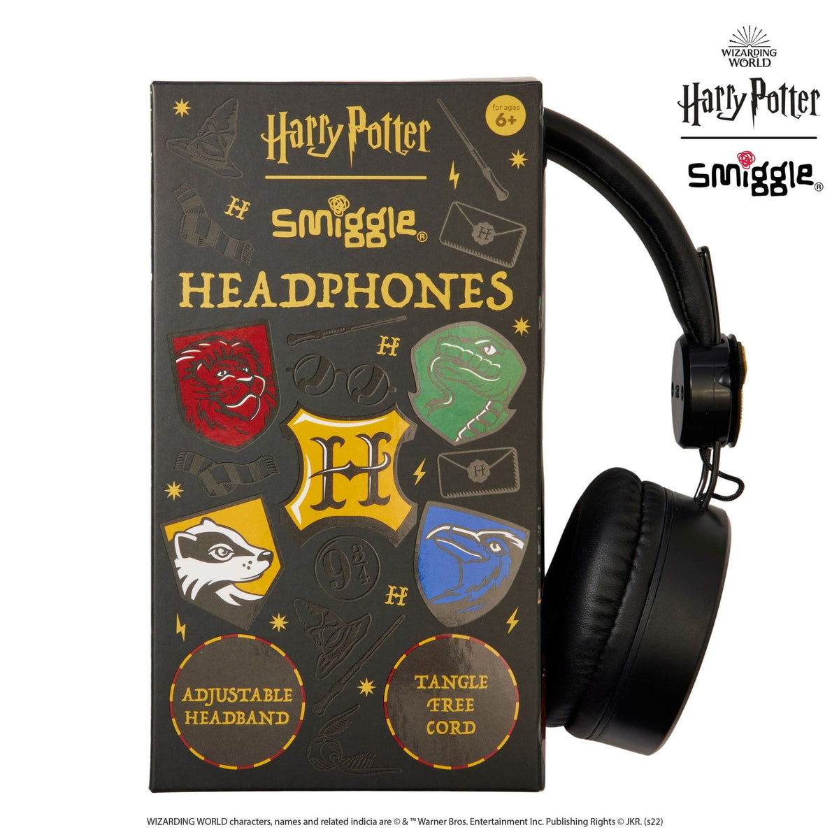 Smiggle - Auriculares de diadema con cable Harry Potter
