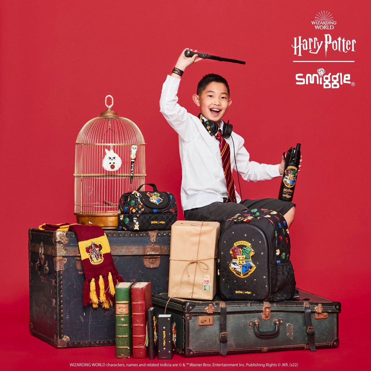 Smiggle - Auriculares de diadema con cable Harry Potter