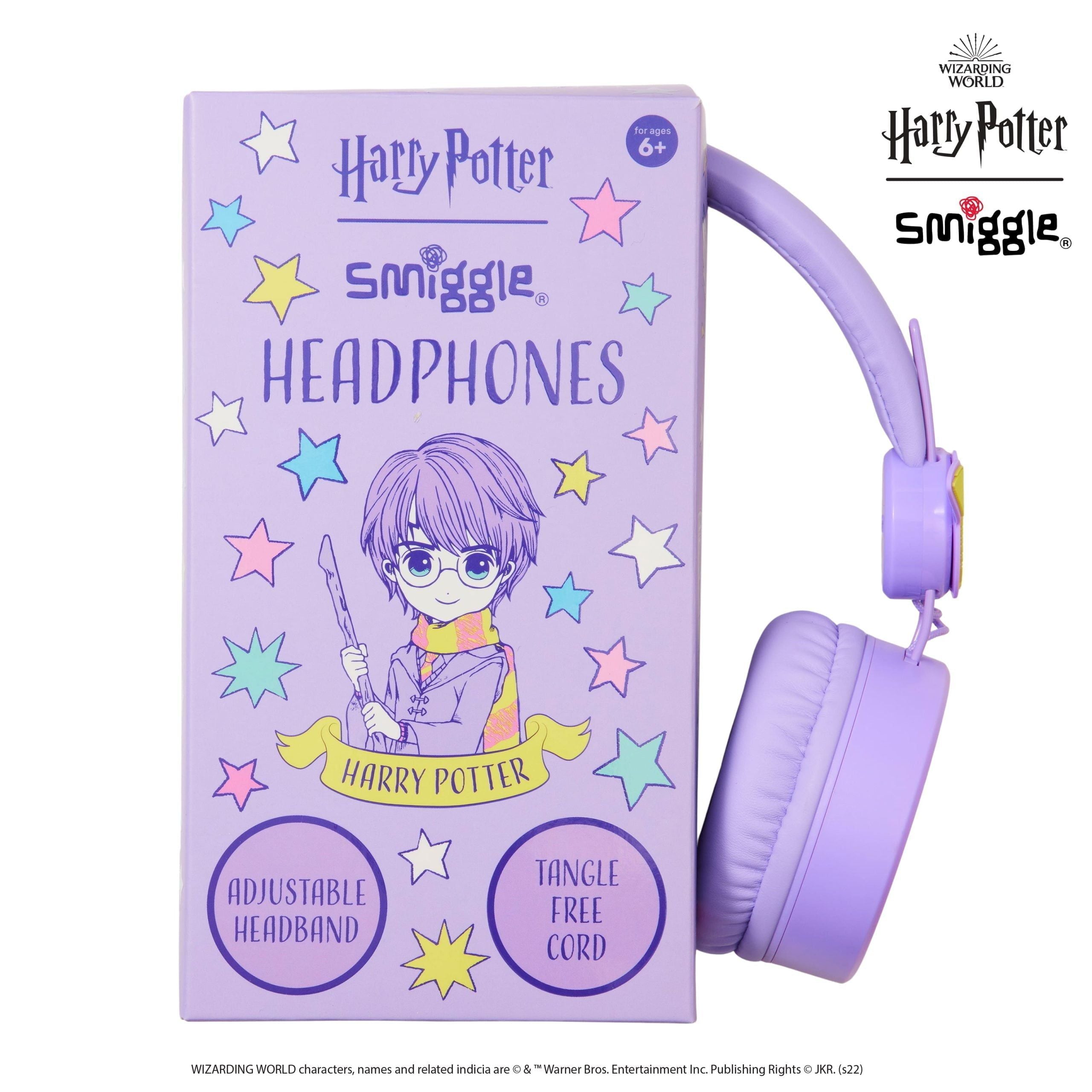 Smiggle - Auriculares de diadema con cable Harry Potter