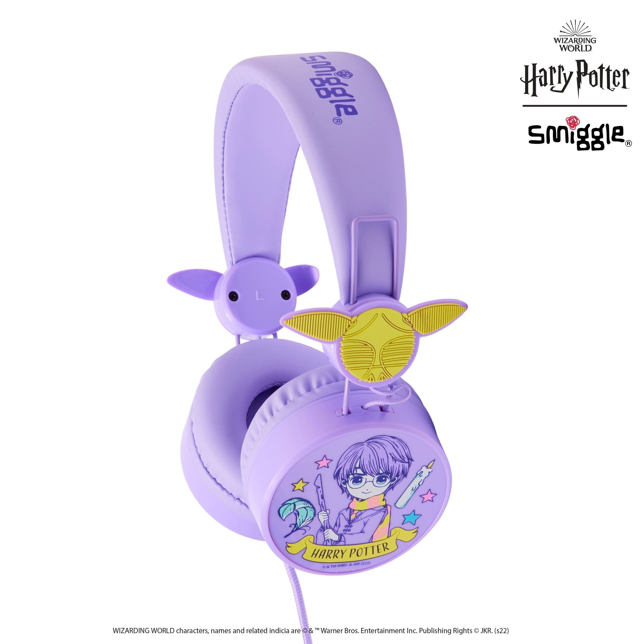 Smiggle - Auriculares de diadema con cable Harry Potter