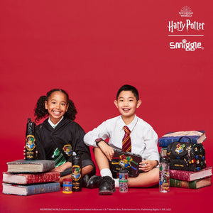 Smiggle - Botella de acero de 520 ML con pajita automática Harry Potter