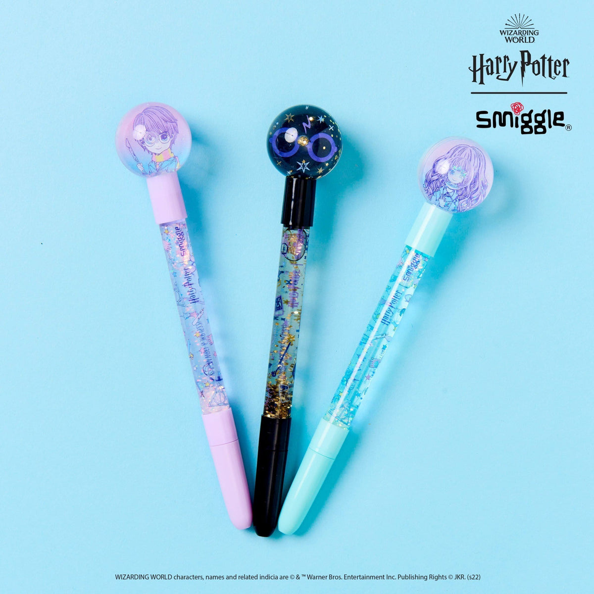 Smiggle - Bolígrafo con purpurina Harry Potter