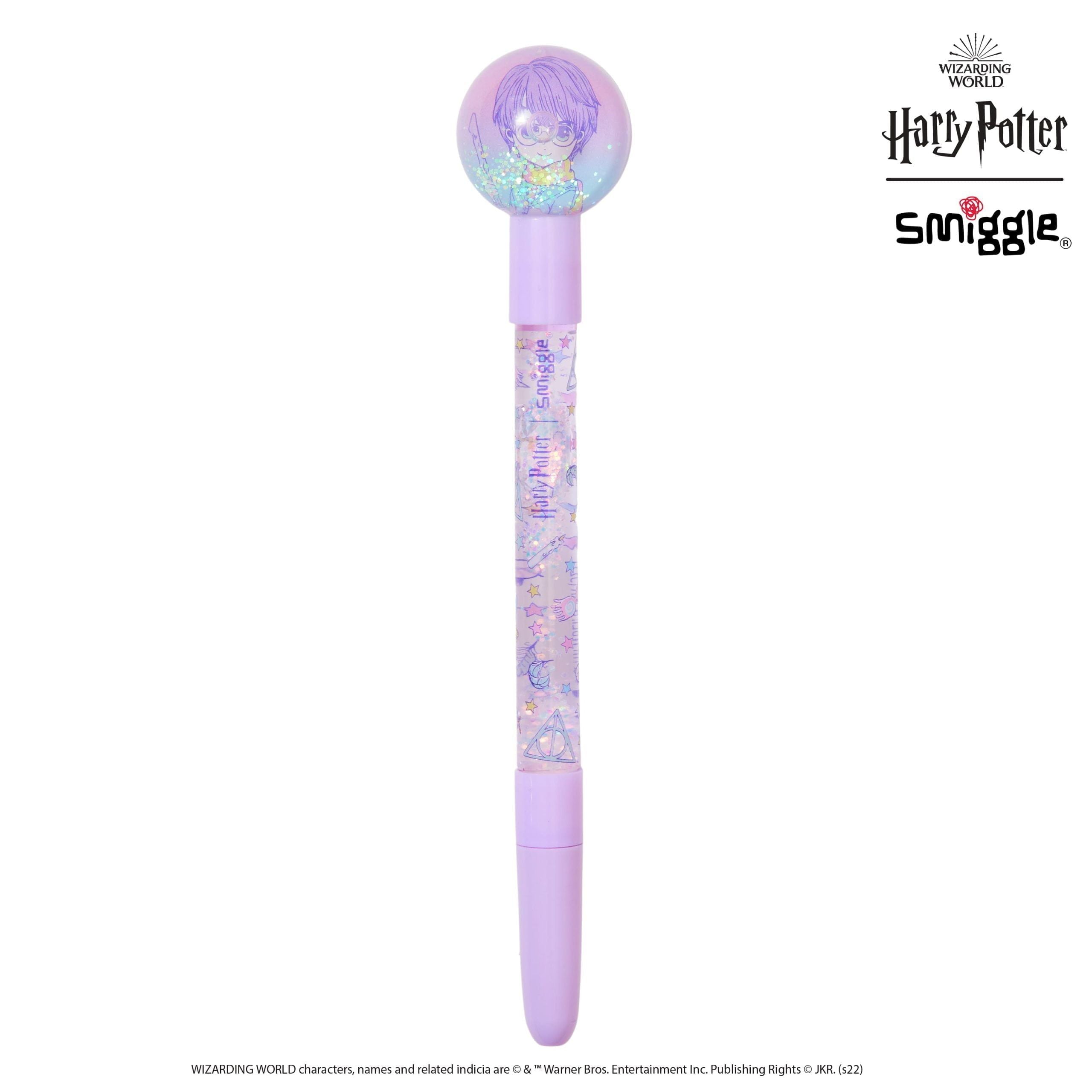Smiggle - Bolígrafo con purpurina Harry Potter
