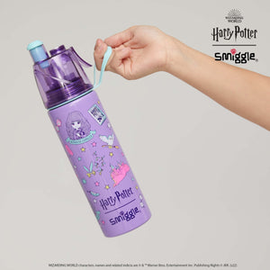 Smiggle - Botella de acero de 500 ml con pulverizador de Harry Potter