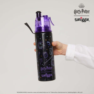 Smiggle - Botella de acero de 500 ml con pulverizador de Harry Potter