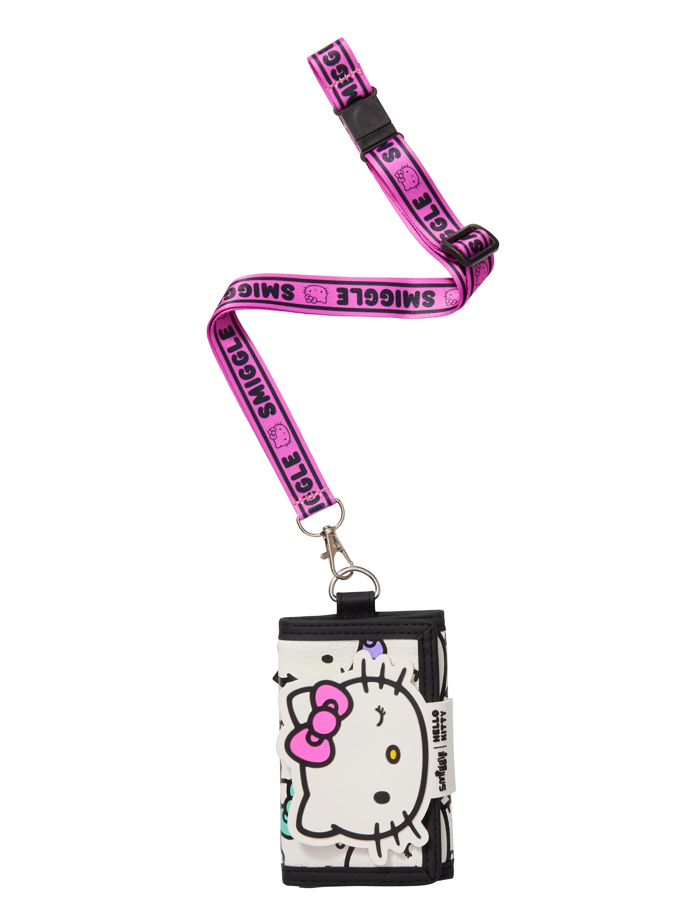 Smiggle - Cartera infantil con cordón para el cuello de Hello Kitty