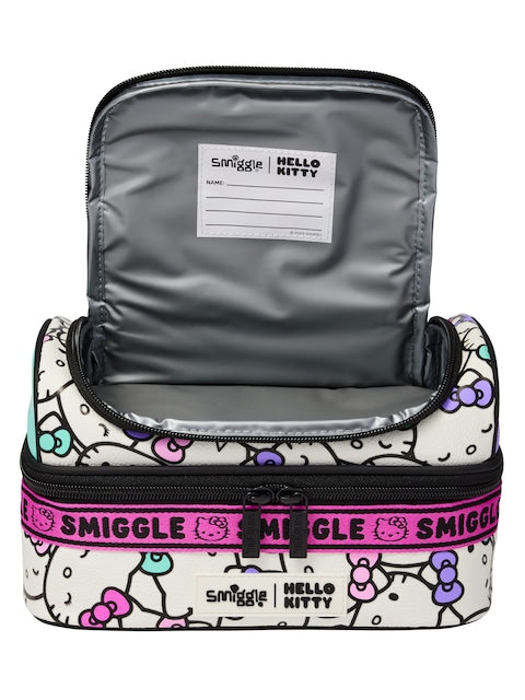 Smiggle - Fiambrera de doble piso Hello Kitty