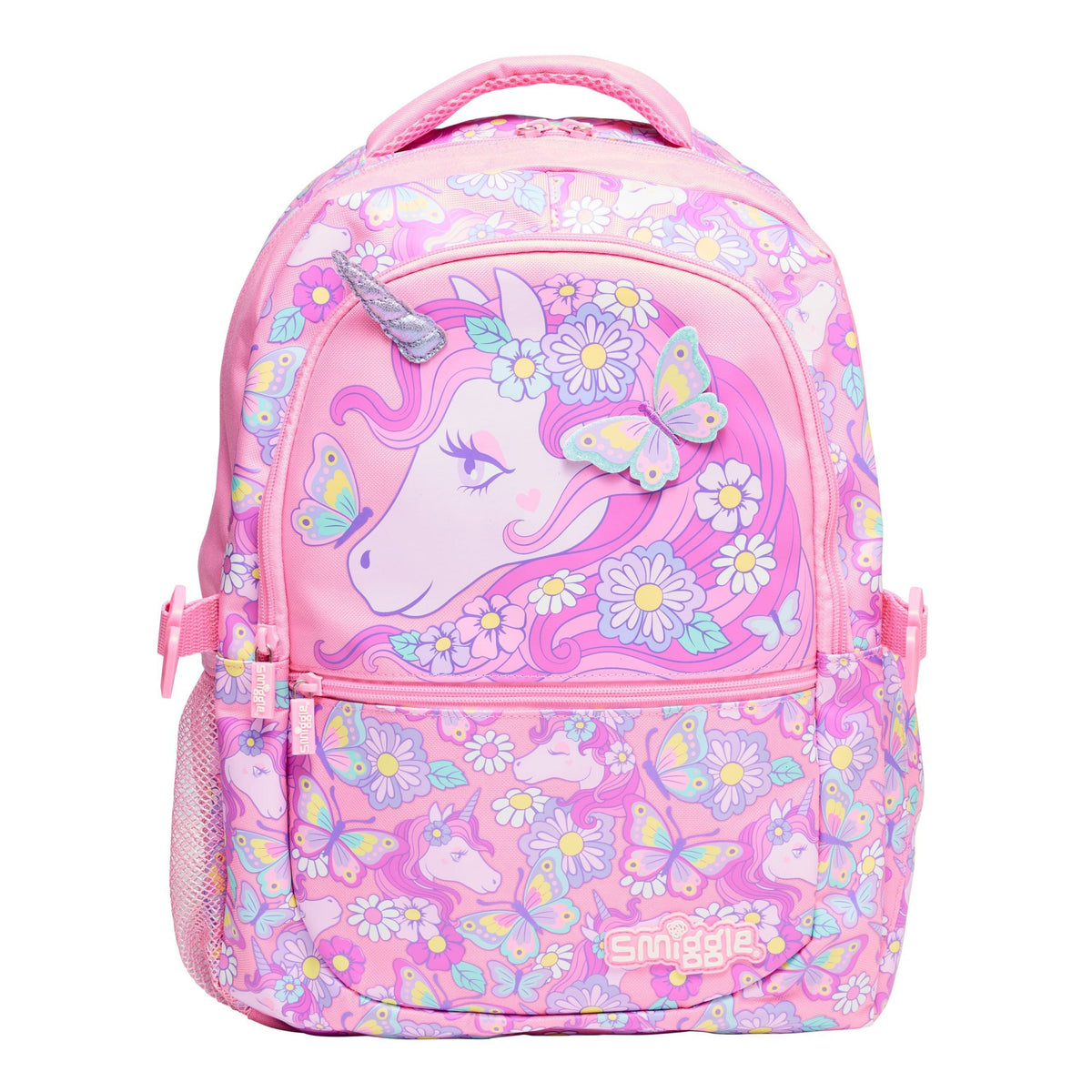 Smiggle - Set de 4 piezas de mochila escolar Hey There