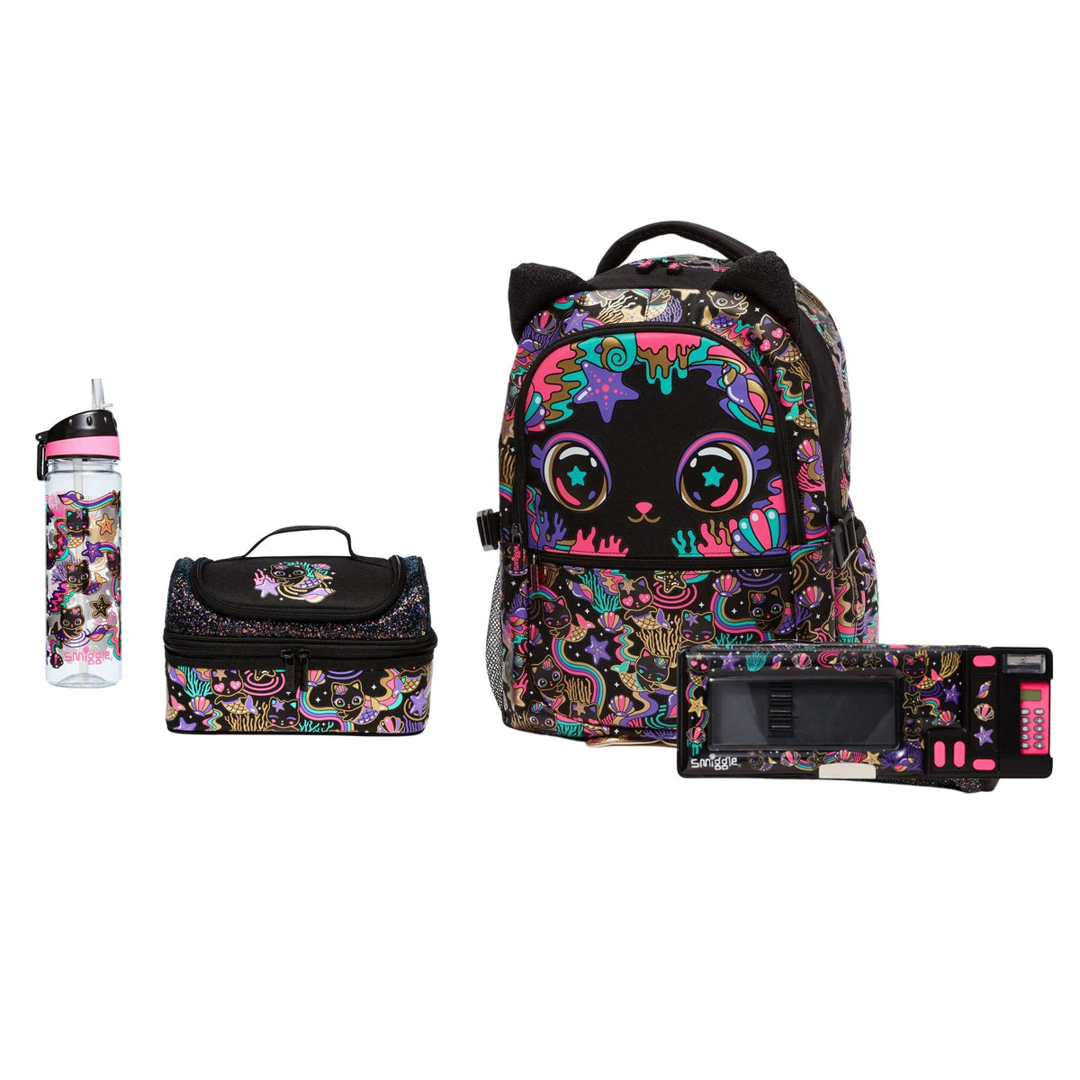 Smiggle - Set Escolar Completo Hey There de 4 Piezas