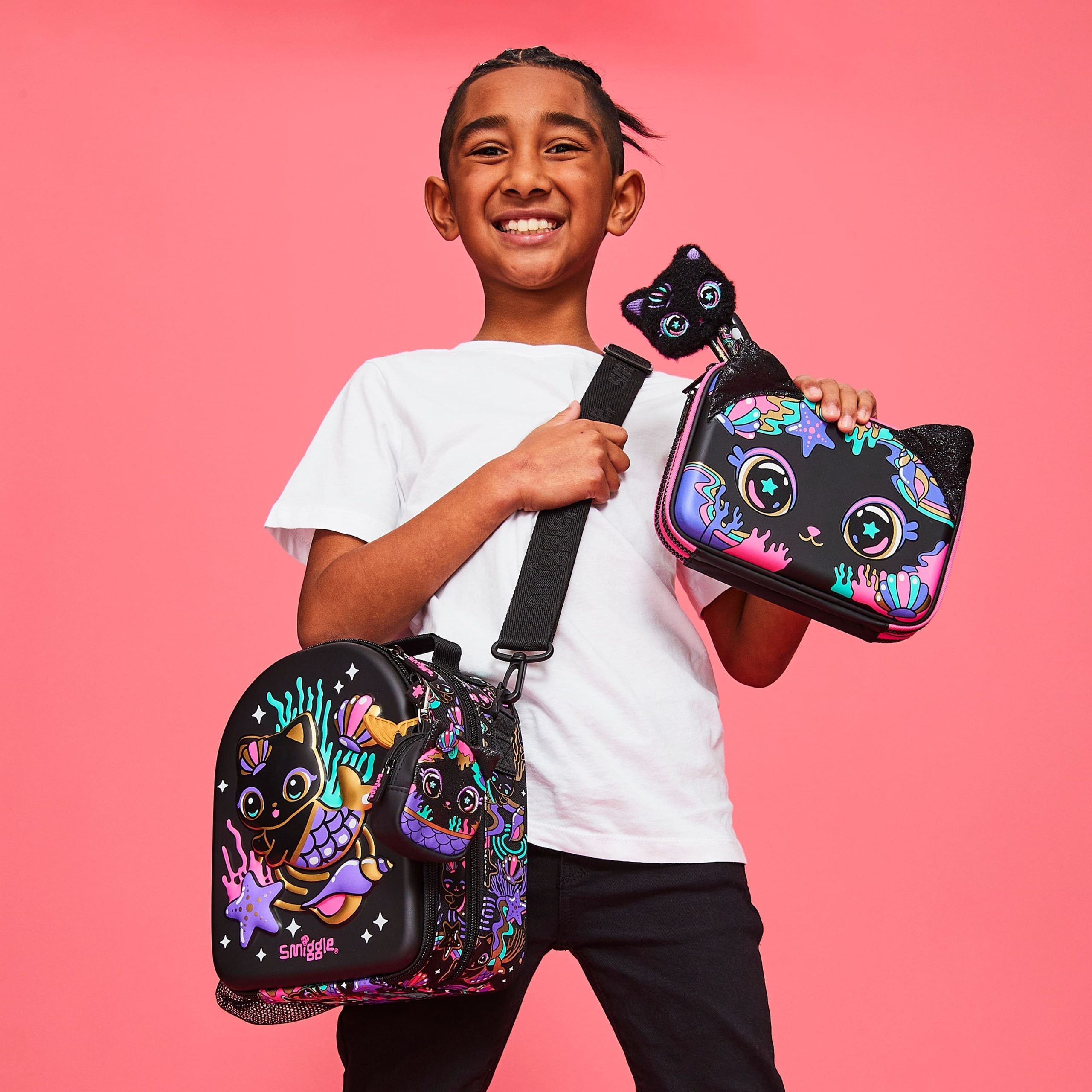 Smiggle - Hey There Fiambrera Rígida Curva Colgante