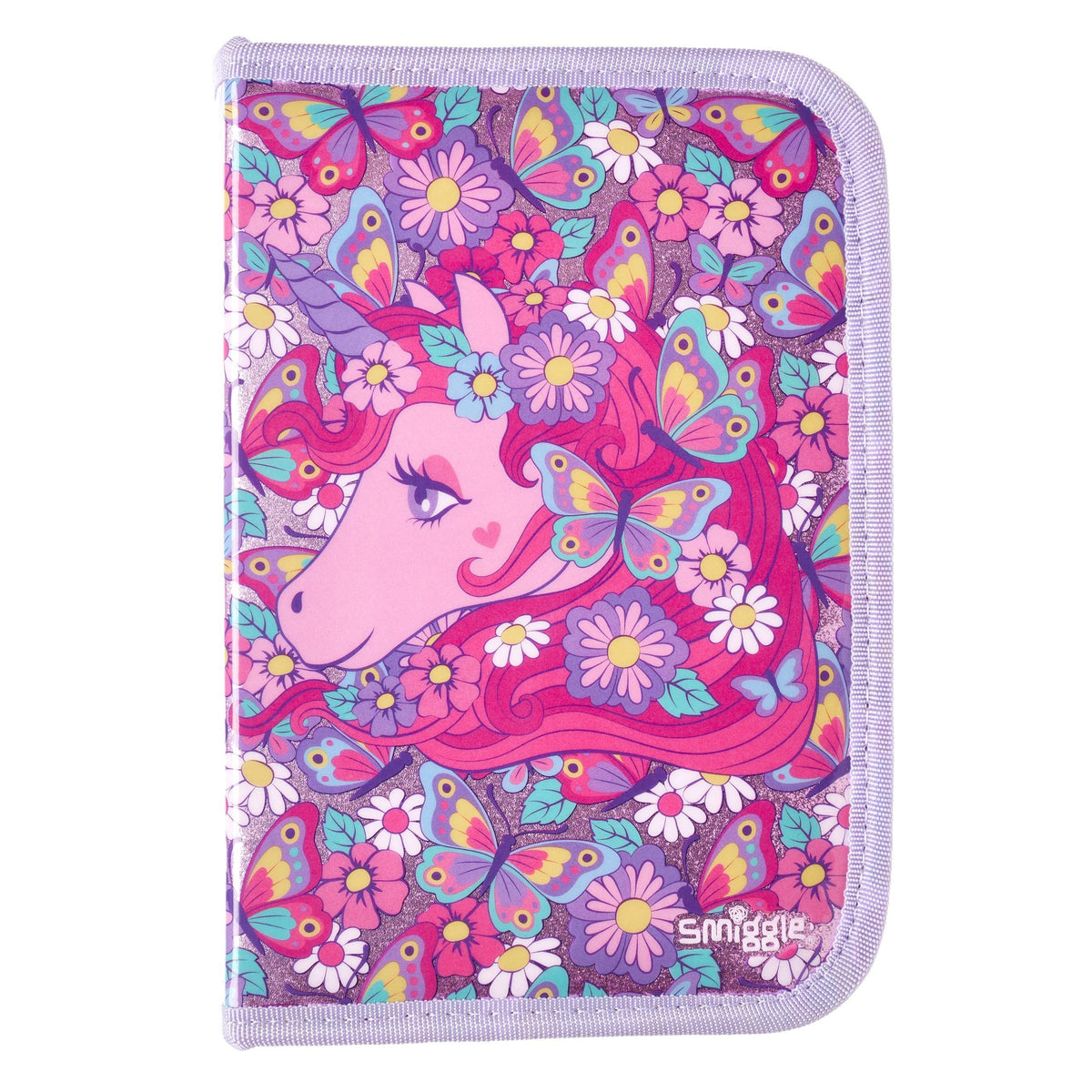 Smiggle - Estuche de papelería Hey There con lápices de colores