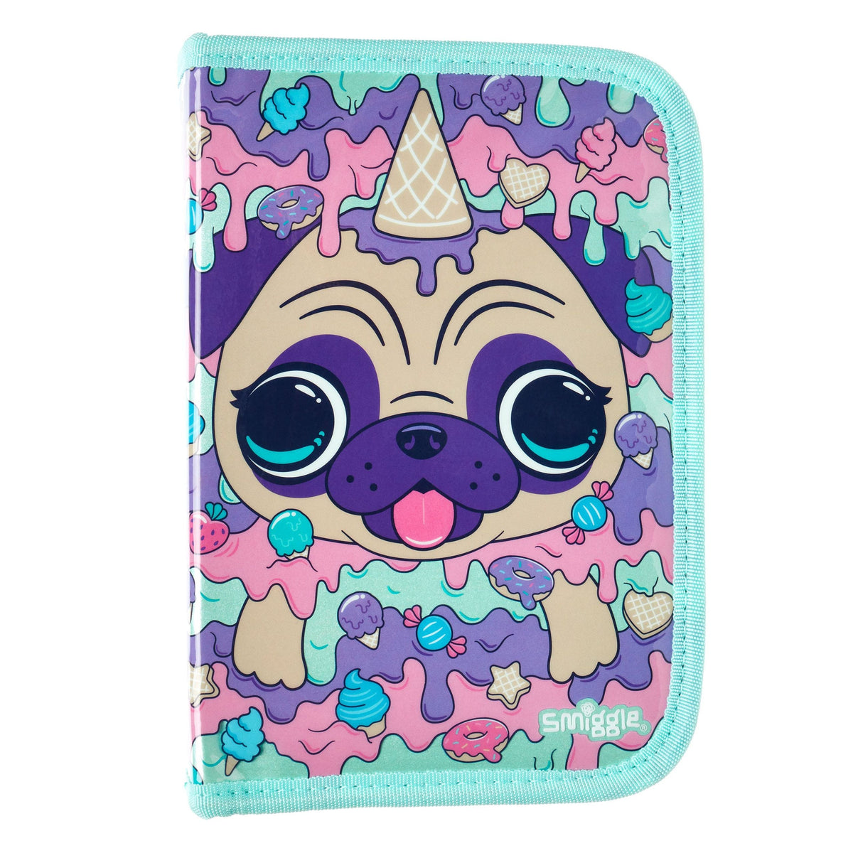 Smiggle - Estuche de papelería Hey There con lápices de colores