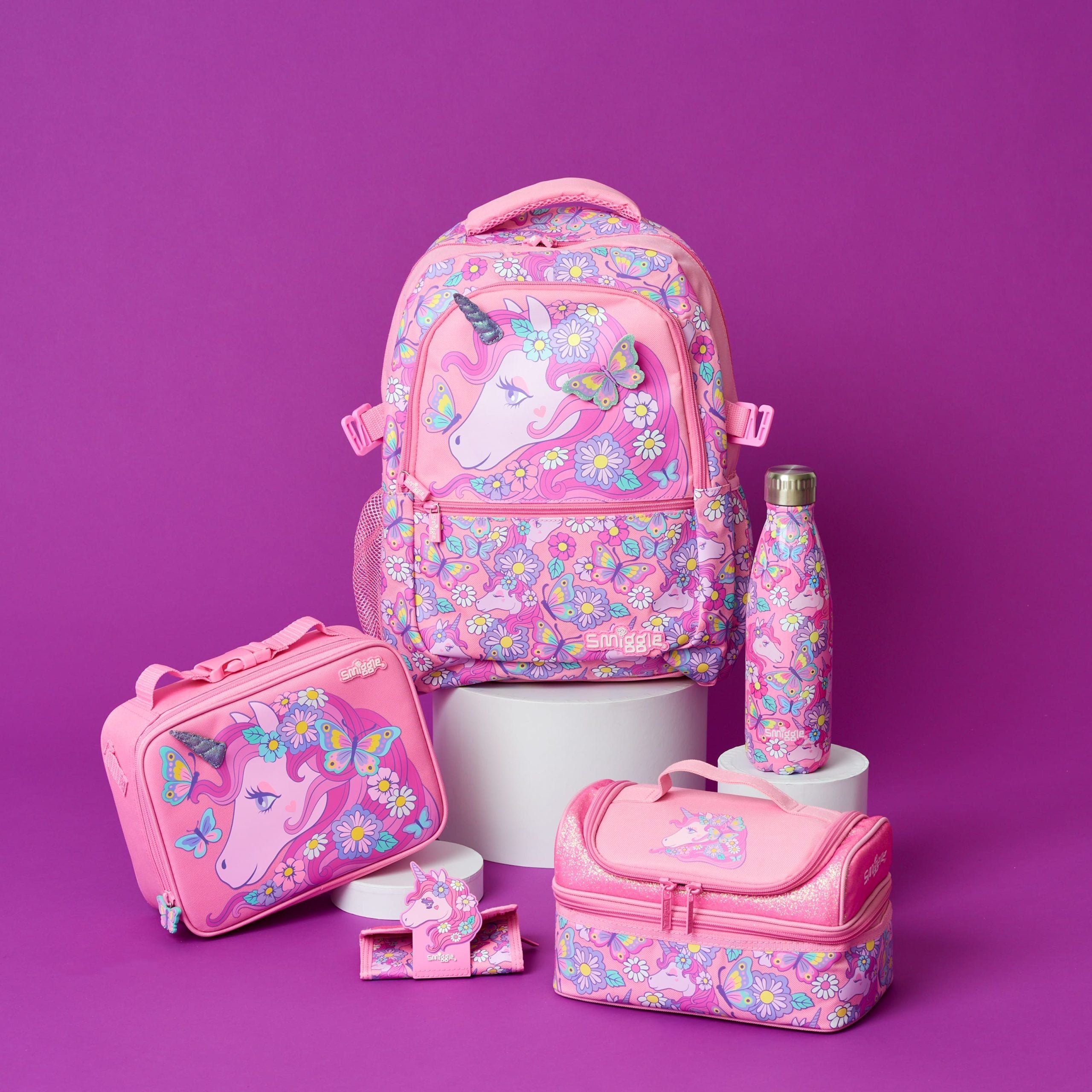 Smiggle - Fiambrera de Doble Capa Hey There