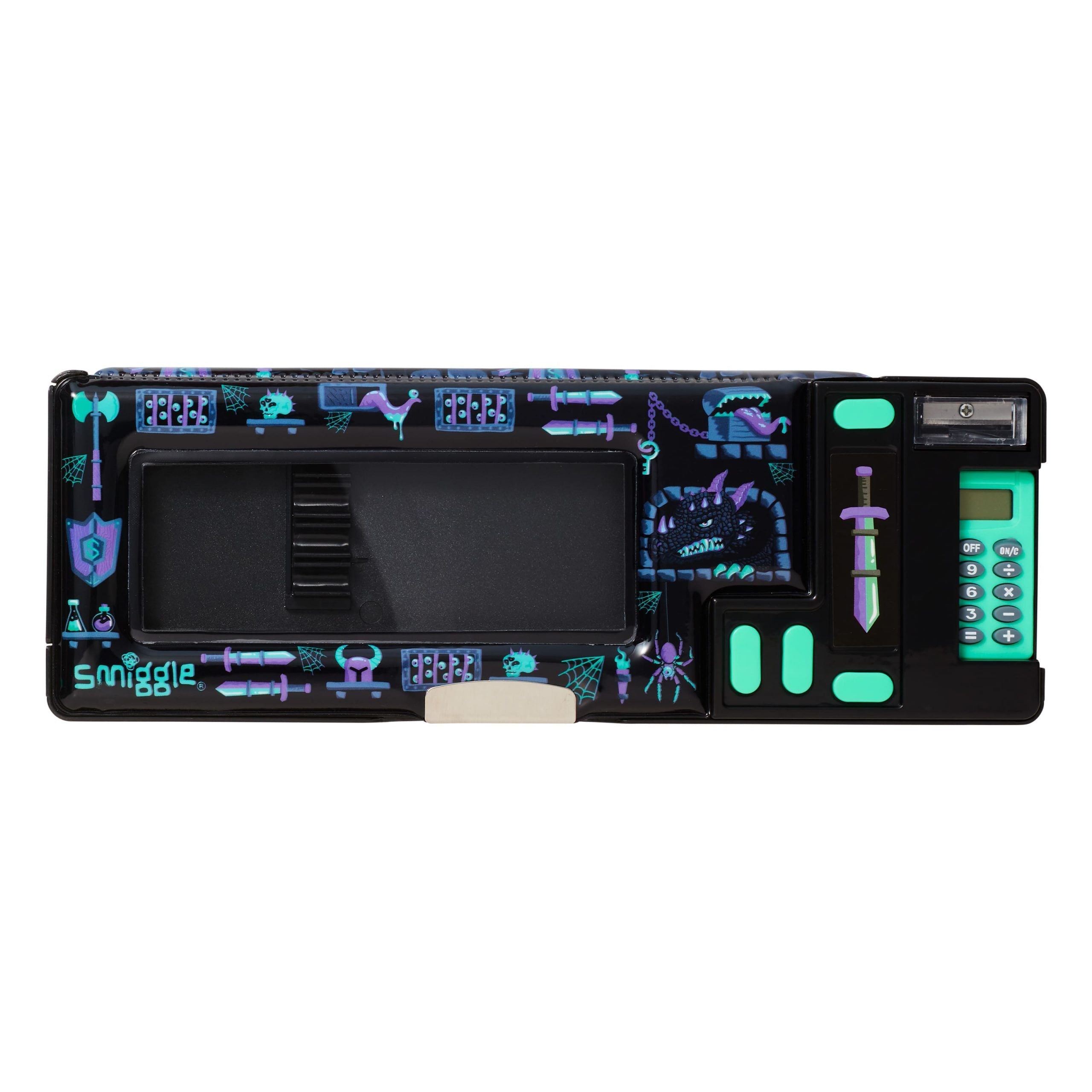 Smiggle - Estuche automático con calculadora ¡Hola!