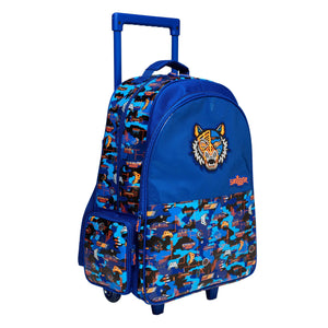 Smiggle - Mochila con ruedas y luz Hey There para la escuela y viajes