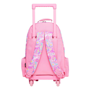Smiggle - Mochila con ruedas y luz Hey There para la escuela y viajes