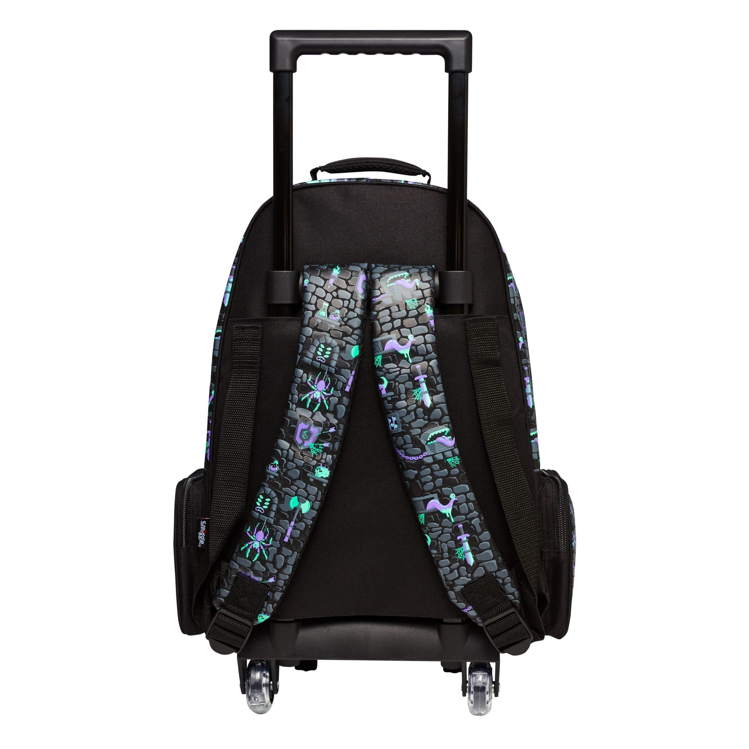 Smiggle - Mochila con ruedas y luz Hey There para la escuela y viajes
