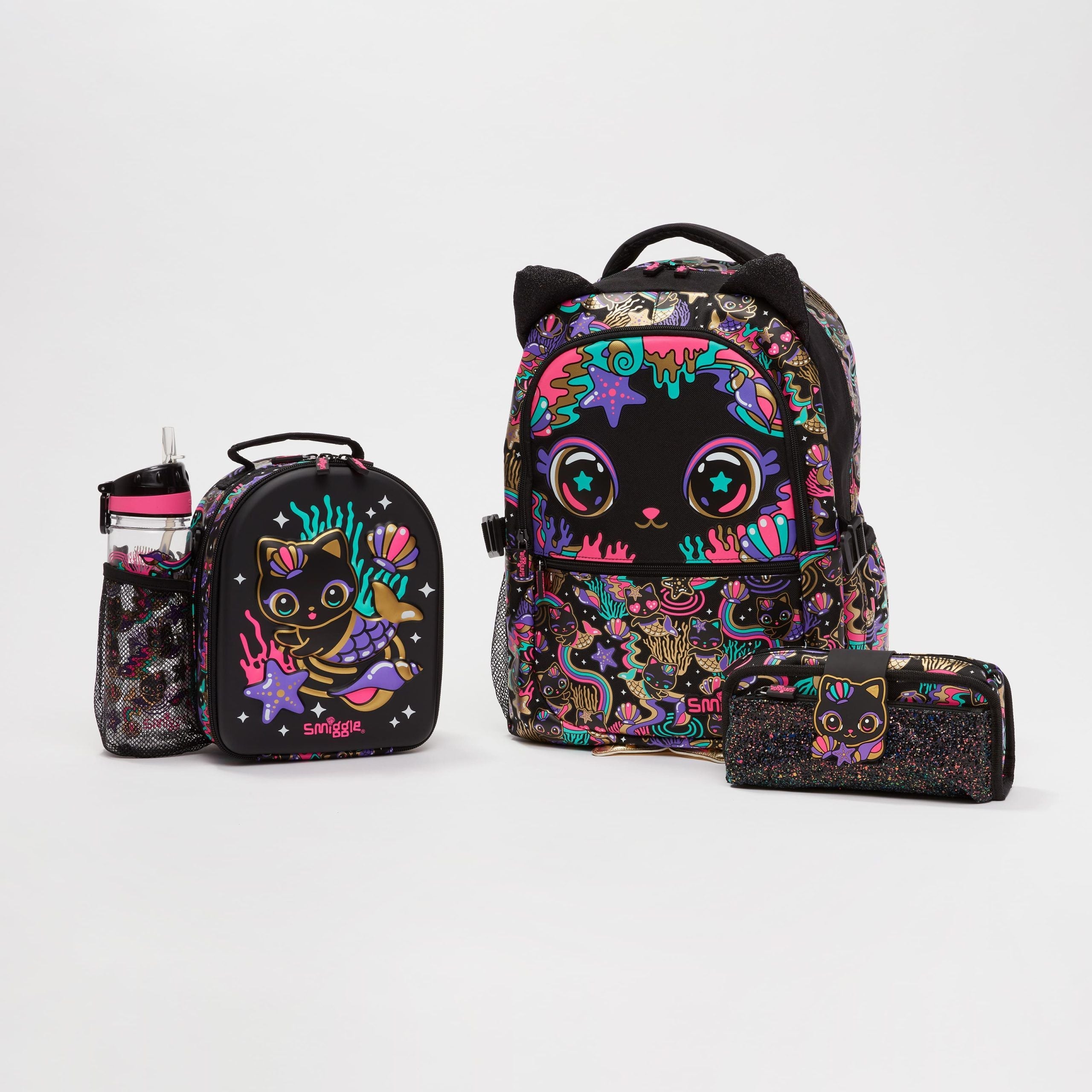 Smiggle - Conjunto de mochila Hey There