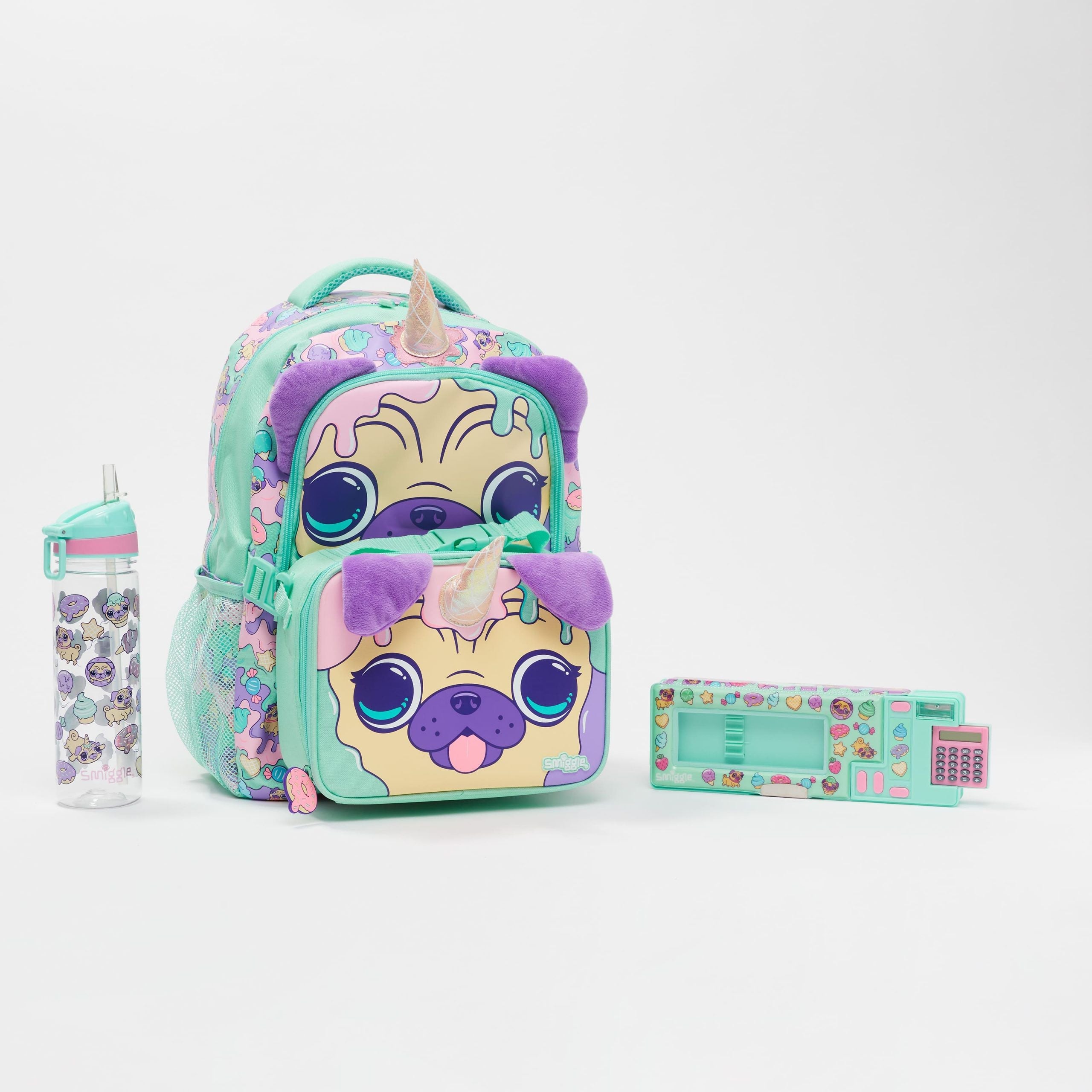 Smiggle - Conjunto de mochila Hey There