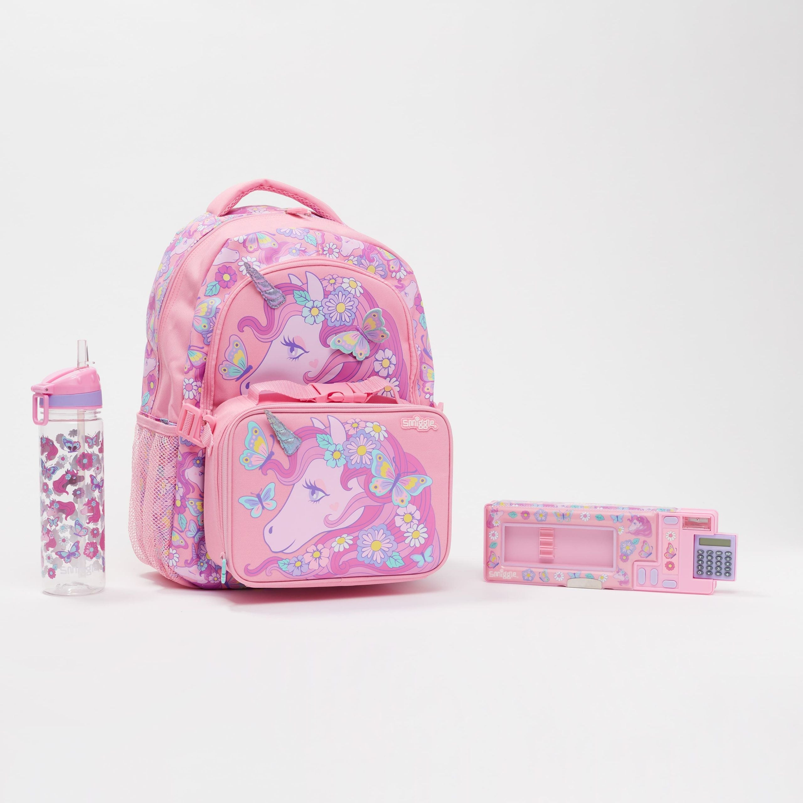Smiggle - Conjunto de mochila Hey There