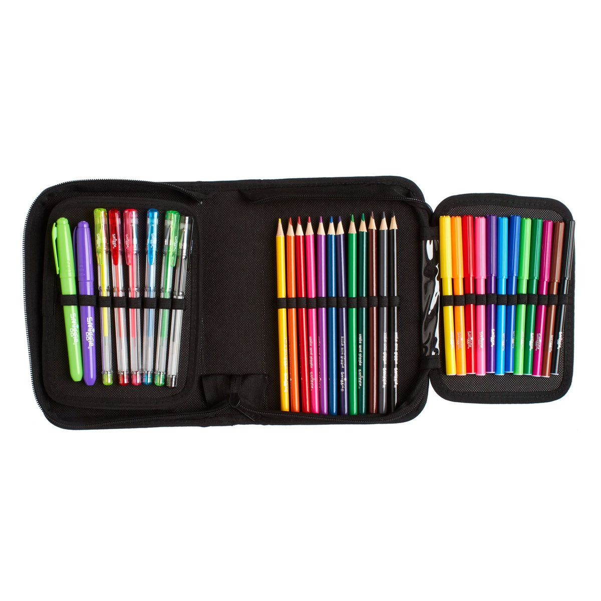 Smiggle - Set de papelería Wild Dinosaurs con lápices de colores y estuche