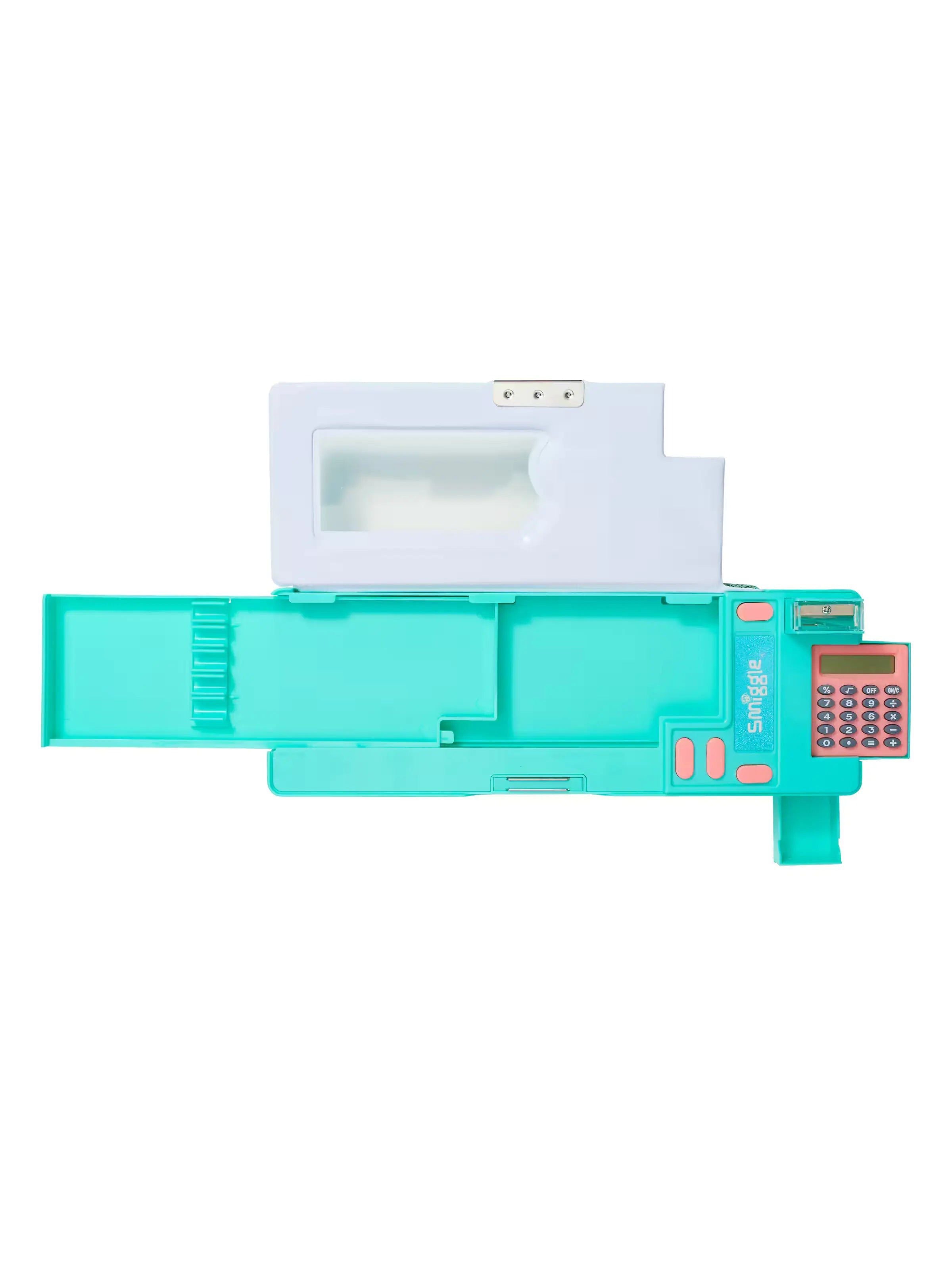 Smiggle - Estuche automático con calculadora, modelo Pop Out, ¡Hola!