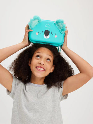 Smiggle - Estuche rígido de dos compartimentos Hi There