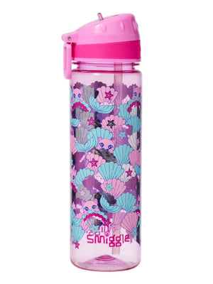 Smiggle - Botella de agua Hi There con pajita, sin BPA, 650 ml
