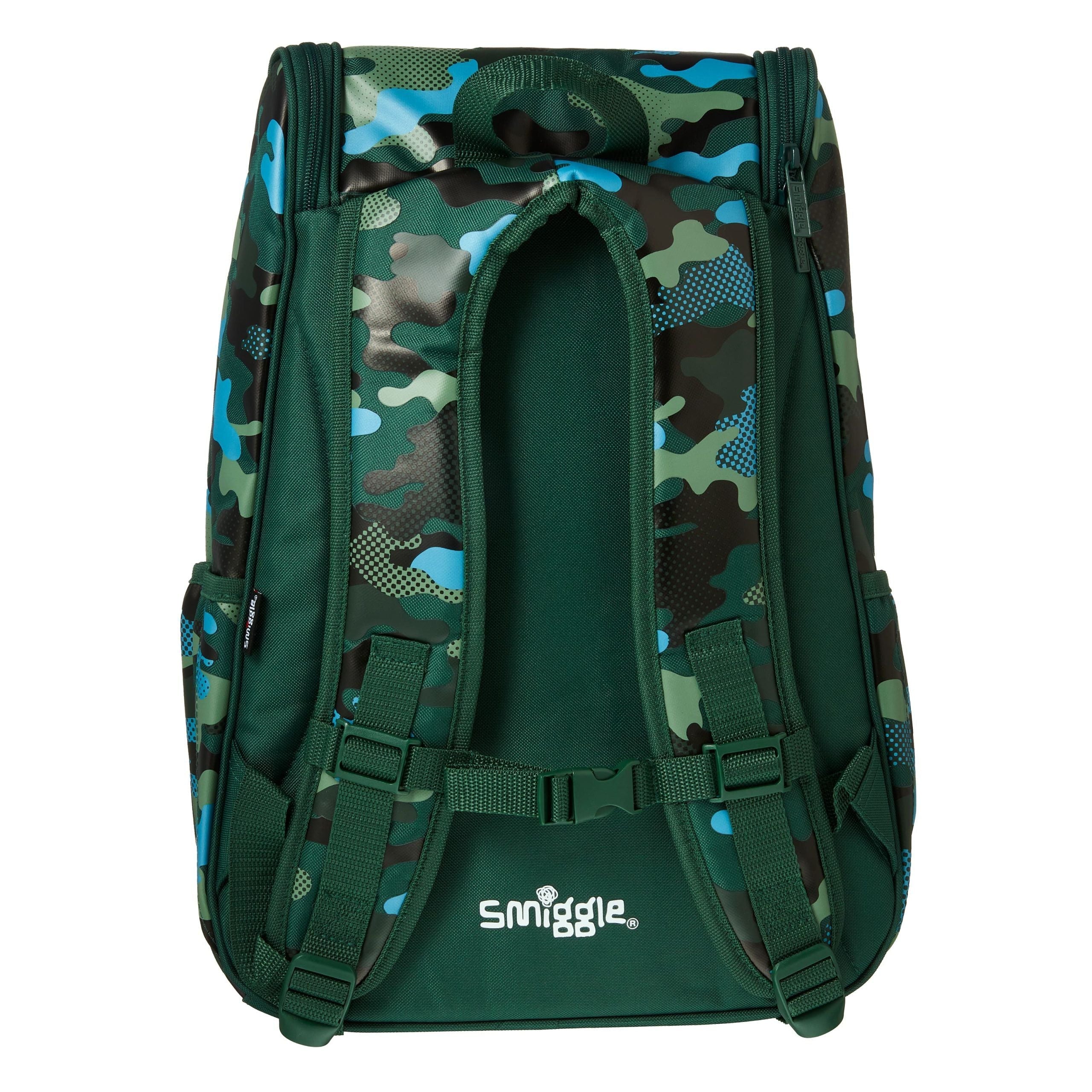 Smiggle - Mochila Hide Access verde militar