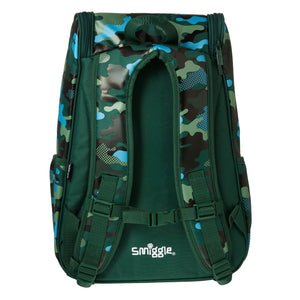Smiggle - Mochila Hide Access verde militar