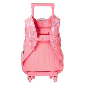 Smiggle - Hide Access Mochila Rosa con Ruedas y Luces